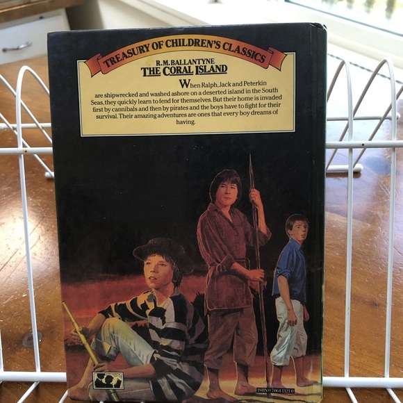 The Coral Island by R.M. Ballantyne Hardcover - Picture 2 of 12